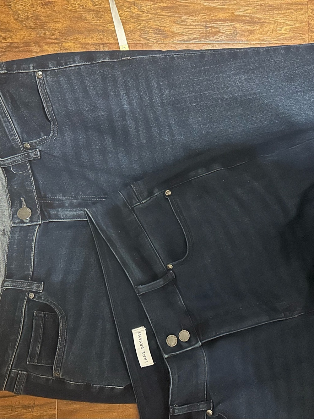 Lane Bryant Dark Blue Straight-Leg Jeans - Classic Denim Pair of Two Size 18L - Picture 5 of 9